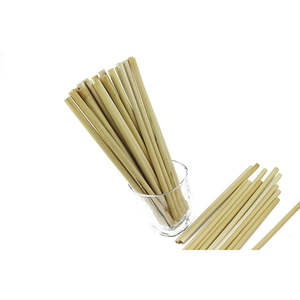 Pajitas de hierba para té de burbujas y cafeterías, empaque OEM, biodegradables, envueltas individualmente - Product Image 5