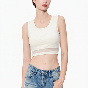 เสื้อชั้นในกีฬาสำหรับผู้หญิงไซส์ใหญ่ รุ่น ROLEIN Plus Size รองรับทรงได้ดี ผ้าลูกไม้ คอรูปตัวยู แห้งเร็ว ระบายอากาศได้ดี น้ำหนักเบา ผลิตจากผ้าสแปนเด็กซ์/โพลีเอสเตอร์ เหมาะสำหรับวิ่งออกกำลังกายกลางแจ้ง - Product Image 5