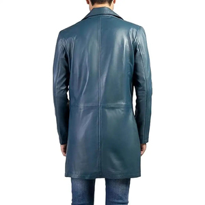 Manteaux en Cuir Véritable Tendance 2025 pour Hommes – Vêtements d'Extérieur Haut de Gamme Faits Main, Couleurs Personnalisables, Épais et Écologiques pour Automne/Hiver - Product Image 6