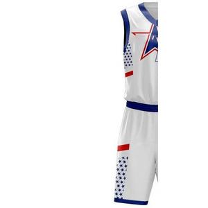 Ensemble d'uniformes de basket-ball personnalisés bon marché, respirants, évacuant l'humidité, à séchage rapide, vêtements d'équipe universitaire, maillots, shorts, fournisseur en gros - Product Image 4
