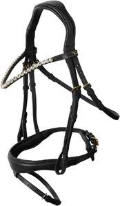 "Élégance équine: confort artisanal dans les moindres détails avec notre bride en cuir de cheval" - Product Image 3