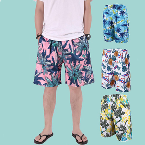Shorts de plage en satin pour homme, taille grande, séchage rapide, décontractés, fabriqués en usine, 100% polyester, solides, imperméables, écologiques, vêtements de bain - Product Image 2