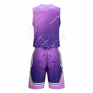 Vêtements de basket-ball unisexe grande taille, logo personnalisé, uniforme sans manches, design respirant très vendu - Product Image 3
