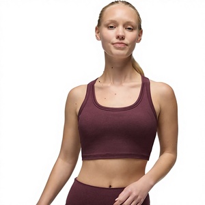 Custom Women Gym Sports Bra Seamless Yoga Crop <b>Top</b> High Impact Fitness Workout Running Activewear with Logo Option - Product Image 1