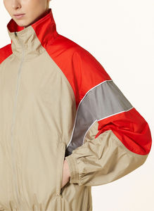 Custom Nylon Women Windbreaker Tracksuit Women Sportswear Breathable <b>Water</b> Resistant <b>Color</b> Block Nylon Tracksuit OEM - Product Image 6