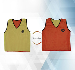 Bavoirs d'entraînement de football en gros réversibles SAS Sports Scrimmages Sports Mesh Pennies Gilets d'entraînement Bavoirs de football réversibles - Product Image 1
