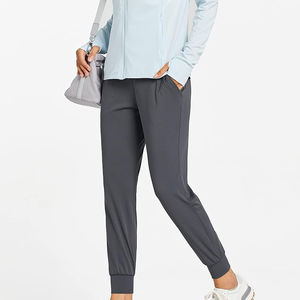 Pantalones Jogger Ligeros de Secado Rápido para Mujer, Cintura Elástica, Ajuste Regular, Color y Talla Personalizables, Servicio OEM, Venta al Por Mayor - Product Image 5