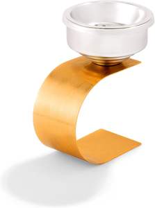 Brûleur d'encens moderne en métal doré avec bol en acier, porte-bakhoor et porte-dhoop de luxe pour la décoration de la maison, la méditation, le yoga et l'aromathérapie - Product Image 4