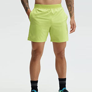 Pantalones cortos transpirables para hombre, cintura elástica, con bolsillos de poliéster, para entrenamiento, gimnasio, calidad superior - Product Image 2