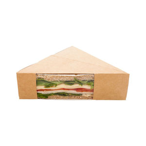 Boîte de papier personnalisée biodégradable Sandwich Hamburger goutte d'emballage à bas prix Boîte de papier sandwich - Product Image 3