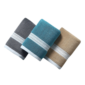 Premium 100% Ring Spun Cotton Luxury Bath <b>Towels</b> Quick Dry Highly Absorbent with Printed Logo Style <b>Turkish</b> <b>Towels</b> Home Use - Product Image 4