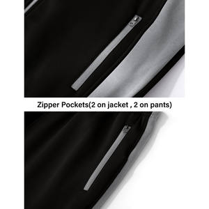 Conjunto de 2 Piezas de Sudadera con Capucha y Pantalones Deportivos para Hombre de Alta Calidad, Resistentes al Viento, con Diseño de Logotipo Personalizado, Conjuntos Deportivos, Trajes Deportivos Unisex - Product Image 4