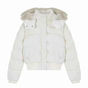 Ropa de abrigo de mujer Gruesa Dowon Algodón Acolchado Slim Short Parkas Mujer Cropped Puffer Bubble Coat - Product Image 5