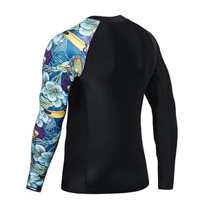 Rashguard de Jiu Jitsu No-Gi |   Camiseta de Compresión Ecológica de Secado Rápido y Transpirable de Manga Larga en Spandex/Poliéster |   OEM Personalizable - Product Image 4