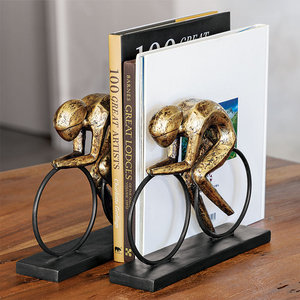 Elegant Aluminum <b>Art</b> <b>Deco</b> Sculptural Bookends for Home Decoration Stylish <b>Desk</b> Shelf Wholesale Trending Ecommerce Product - Product Image 5