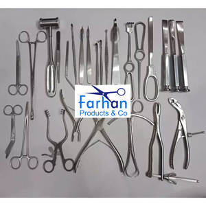 Juego de 25 Instrumentos Quirúrgicos Ortopédicos Manuales de Acero Inoxidable Básico con Estándar de Seguridad MOL - Product Image 1
