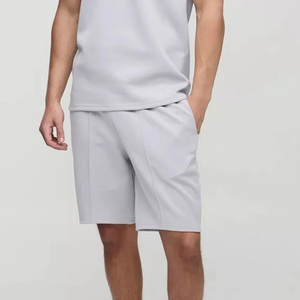 Vêtements de sport confortables et décontractés Meilleure vente Prix de gros Ensemble double pour hommes Ensemble short et t-shirt de fitness à manches courtes - Product Image 2
