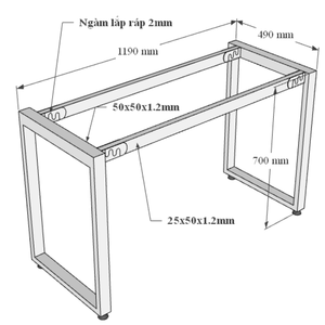 120x50cm Acacia Wood <b>Desk</b> with Iron Legs Rectangular System HBWD042 Stylish <b>Computer</b> <b>Desk</b> - Product Image 5