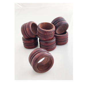 Customized Acacia Wood Napkin <b>Ring</b> Holder Sets of 2 Table Ware Kitchenware Hotel Home <b>Cheap</b> Price Product - Product Image 5
