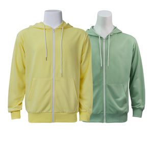 Sweat à capuche zippé personnalisé pour homme, 100% coton, polaire pour la salle de sport en hiver - Product Image 1