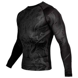 Camisa de compresión de manga larga MMA Bjj Sublimated Jiu Jitsu Rash guards Su propio diseño Rash Guard personalizado (verificado por PayPal) - Product Image 6