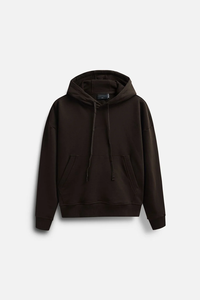 Sudadera con capucha de algodón de diseño simple unisex para todas las edades chaqueta de invierno bordada de gran tamaño patrón sólido fresco para la temporada de otoño - Product Image 4