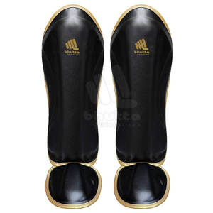 Protège-tibias en cuir de haute qualité 2026 pour l'entraînement MMA et la boxe - Équipement de protection respirant pour le cou-de-pied - Product Image 2