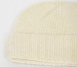 Bonnet d'hiver ajustable en tricot plat MONECO, unisexe, personnalisé, marron, 100% laine de mouton de Mongolie biologique, décontracté quotidien, vente en gros - Product Image 2