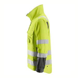 Chaqueta de Seguridad de Nailon Transpirable y Resistente al Viento de Alta Calidad Personalizada 2024, Uniforme de Trabajo de Alta Visibilidad con Cremallera para Trabajadores - Product Image 5