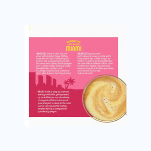 Grande Miami Coffee 126g Tropical Inspirado Nutty Sweet and Chocolate Sabores Venta con cafeína Suministro a granel Precio barato - Product Image 6