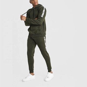 Ensemble de pantalons de survêtement et de sweat à capuche délavés pour hommes sweat à capuche zippé survêtement pour hommes sweat à capuche épais vierge deux pièces jambe large - Product Image 3