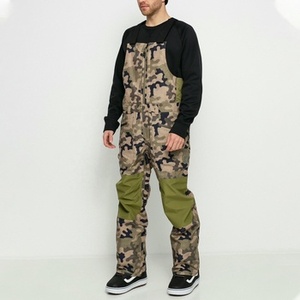 OEM Unisex <b>Waterproof</b> 2-Layer -Tex Ski Bib Snowsuits Windproof Taped Seams Outdoor Sports Camouflage Bib Pants <b>Overalls</b> - Product Image 4