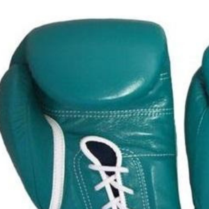 Gants de boxe professionnels à lacets, cuir véritable vert, gants d'entraînement et de sparring, équipement de combat artisanal - Product Image 6