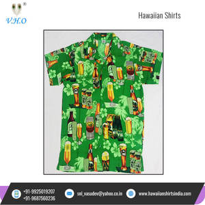 เสื้อฮาวายพิมพ์ลายวัสดุโพลีเอสเตอร์แฟชั่น,เสื้อฮาวายสำหรับผู้ใหญ่และวัยรุ่น - Product Image 3