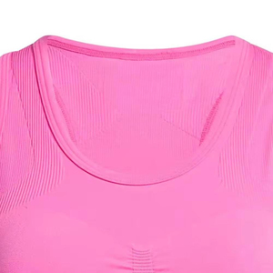 Wholesale Women Sports <b>Bra</b> Medium Support Comfortable Nude Yoga <b>Bra</b> with Double <b>Straps</b> Spandex/Polyester Breathable Quick Dry - Product Image 3
