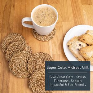 Dessous de verre perlé décoratif de table de restaurant d'hôtel de caboteur de quenouille d'aspect royal et article d'utilisation doué - Product Image 5