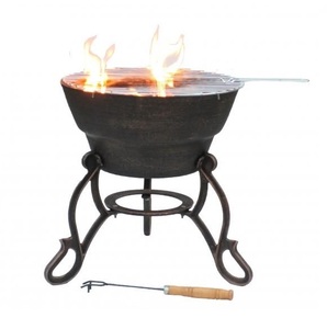 Nueva llegada forma personalizada mejor pozo de fuego de Metal de lujo pozo de fuego de Metal Color negro excelente calidad hecho a mano elegante pozo de abeto - Product Image 6