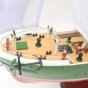 Maquette de voilier en bois RICKMER RICKMERS | Cadeau nautique fait main pour Noël, anniversaire et vacances - Product Image 3