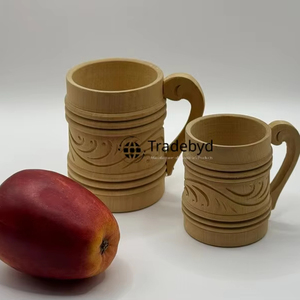 <b>Reusable</b> wide wood <b>mug</b> for green lifestyle customers made from eco materials suitable for tea <b>coffee</b> and herbal drinks Tradebyd - Product Image 2