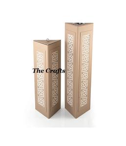 Quemador de Incienso Tradicional de Madera y Cuero de Calidad Superior, Mabkhara, Caja de Oud en Color Beige - Product Image 1