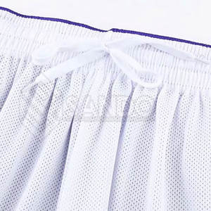 ชุดกีฬาบาสเก็ตบอลเครื่องแบบบาสเก็ตบอลสีทึบพิมพ์ลายออกแบบล่าสุด - Product Image 4