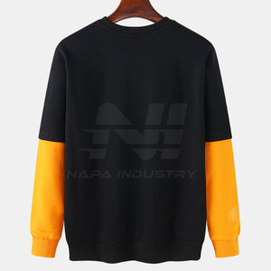 เสื้อสเวตเชิ้ตผู้ชายคุณภาพสูงสำหรับฤดูหนาว แบบเรียบง่าย สวมใส่สบาย กันลม เหมาะสำหรับกิจกรรมกลางแจ้ง ปรับแต่งได้ ผลิตจากผ้าฝ้าย/โพลีเอสเตอร์ 300 กรัม - Product Image 2