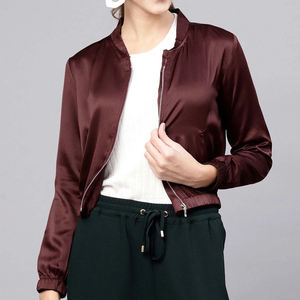 Veste en satin pour femmes très vendue, légère, élégante, grande taille, vêtements d'extérieur pour femmes, veste en satin complet - Product Image 1