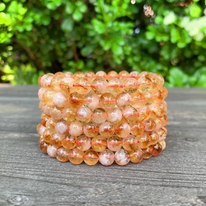 Bracelet élégant en cristal poli citrine le plus vendu pour la méditation ou le nettoyage énergétique et la mode disponibles à bas prix - Product Image 3