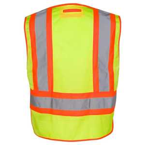 Custom Logo Unisex Reflective Multi Pockets Cargo <b>Vest</b> <b>Men</b> Casual Summer Volunteer Work Wear for Events Community Waistcoats - Product Image 2