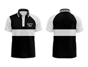 Polyester/coton de haute qualité pour T-shirt polo avec manches raglan et panneau blanc Logo Vêtements de sport personnalisés Fabricant OEM/ODM - Product Image 3