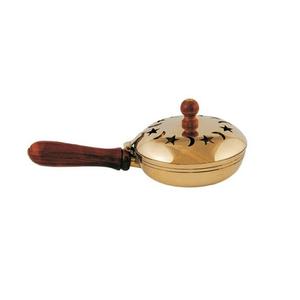 Quemador Bakhoor de forma redonda de diseño ventajoso quemador Bakhoor de incienso de Color dorado de latón para los más vendidos - Product Image 6