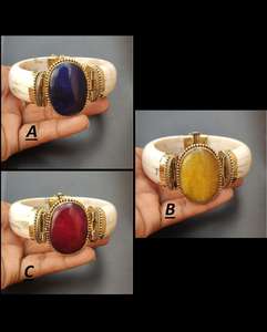 Bone Inlay Handmade Durable Bangle Cuff Bracelet High Quality Daily Life Fashion <b>Jewelry</b> <b>Vintage</b> Look Antique Imitation New - Product Image 1