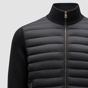 Chaqueta acolchada estampada OEM de Bajo MOQ para hombre Chaqueta de invierno informal con logotipo personalizado para hombre con bolsillos con servicio OEM - Product Image 5