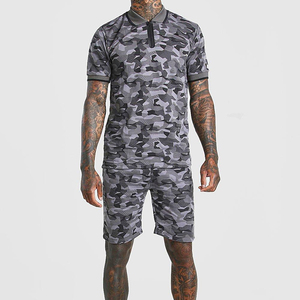 Ensembles courts à la mode pour hommes tenues 2 pièces été polo et shorts ensembles 2025 haute qualité vêtements décontractés ensemble de shorts - Product Image 3